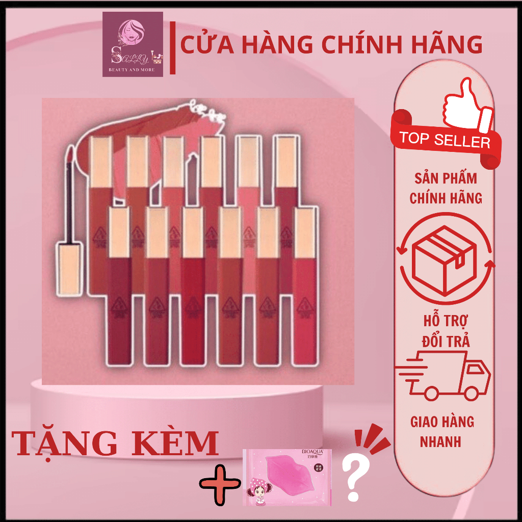 ( CAM KẾT AUTH ) Son Kem siêu lì 3CE CLOUD LIP TINT Needful