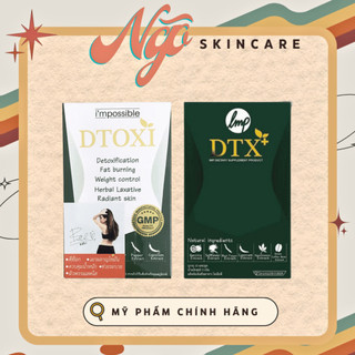 VIÊN UỐNG GIẢM CÂN DTOXI - DTX PLUS - TÁCH LẺ 1 VỈ