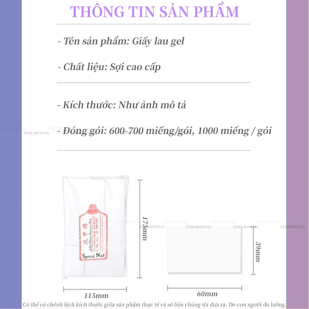 Giấy lau gel-gói giấy lau sơn gel chuyên dụng