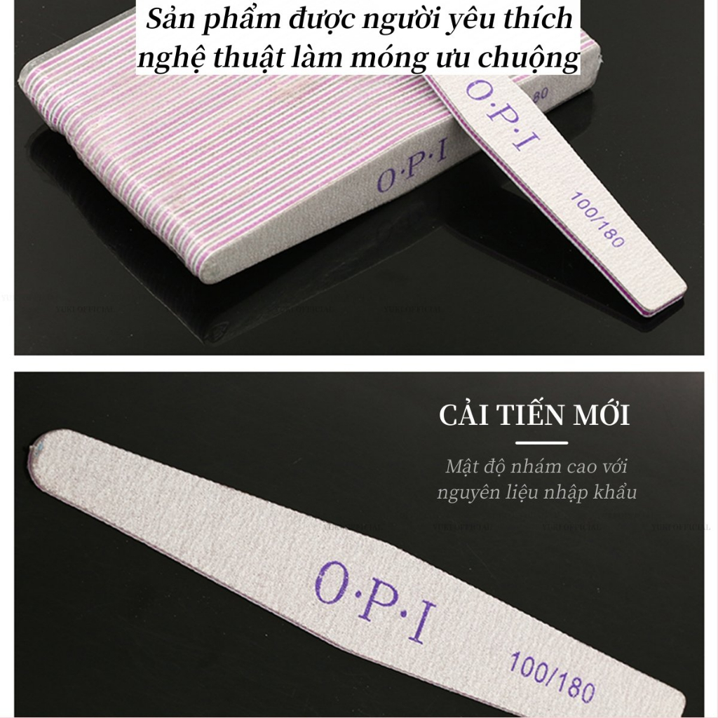 Dũa dày OPI các dáng-dũa mỏng OPI dũa móng-dũa OPI chuyên dụng dũa móng