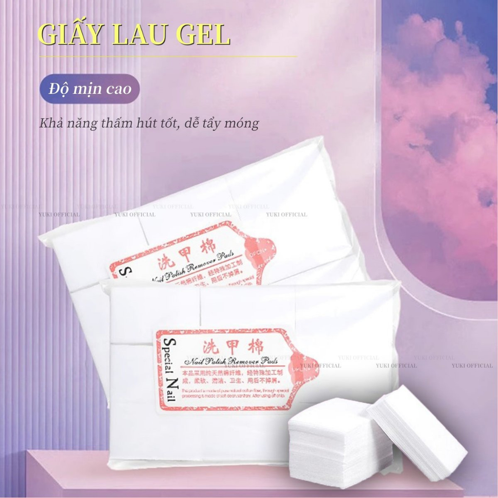 Giấy lau gel-gói giấy lau sơn gel chuyên dụng
