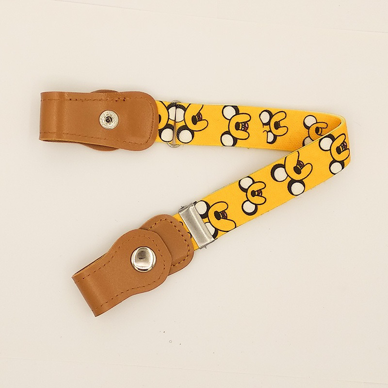 Thắt Lưng Vải Co Giãn Không Khóa Nhiều Màu Tùy Chỉnh Thời Trang Dành Cho Bé Trai/ Gái