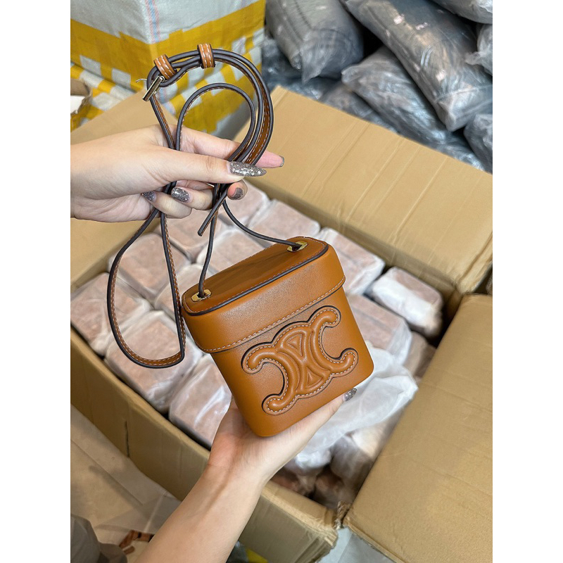 Túi C dáng hộp size14 mini. Ảnh video hàng về