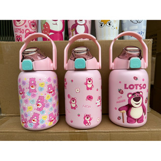 Bình giữ nhiệt gấu hồng lotso inox 304 giữ nhiệt 8-10 tiếng 850ml