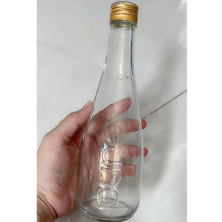 Chai thuỷ tinh cổ cao 330ml (đựng rượu, mật ong, nước ép,...)