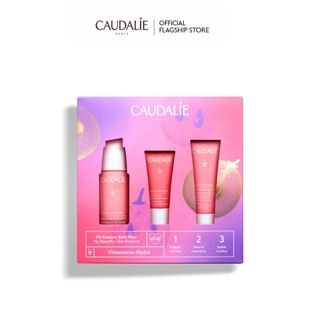  Bộ Sản Phẩm Dưỡng Ẩm, Làm Dịu và Phục Hồi Da Caudalie Vinosource-Hydra Xmas Giftset 30ml + 15ml + 15ml