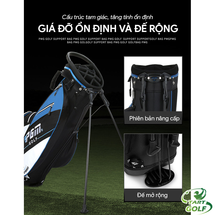 Túi Gậy Golf, Túi Đựng Gậy Golf PGM, Túi Golf Có Chân Chống,Túi Golf Sức Chứa 14 Gậy, Chắn Chắn, Dễ Dàng Mang Đi