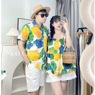 Áo đôi đẹp - áo đôi thiết kế - áo đôi màu sắc - áo đôi đi biển - áo đôi du lịch