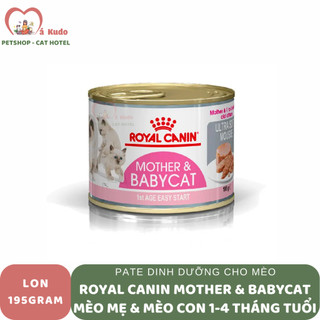 Pate lon Royal Canin Mother & Babycat dành cho mèo mẹ mang thai/cho con bú và mèo con 1-4 tháng tuổi