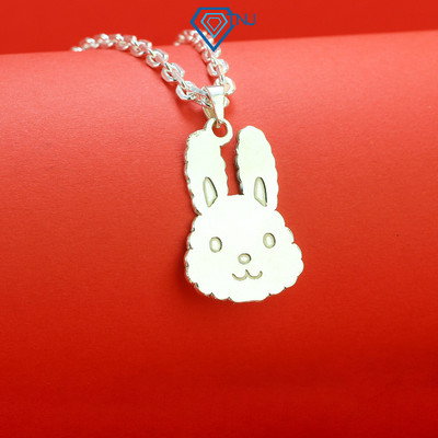 Dây chuyền mặt Rabbit Hàn Quốc cho bé khắc tên DCT0112 - Trang Sức TNJ