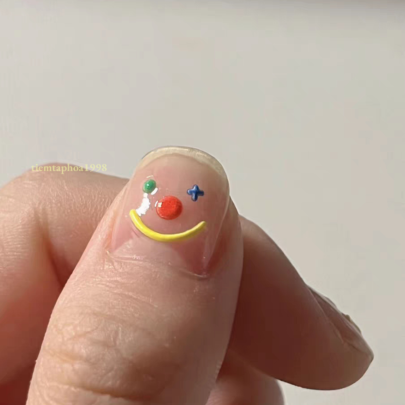 Miếng Dán Móng Nail Sticker Mini Trang Trí Móng Tay Emo Icon Tomori Loại 1 Hình Nổi 3D Nail Hàn Nhật Cute