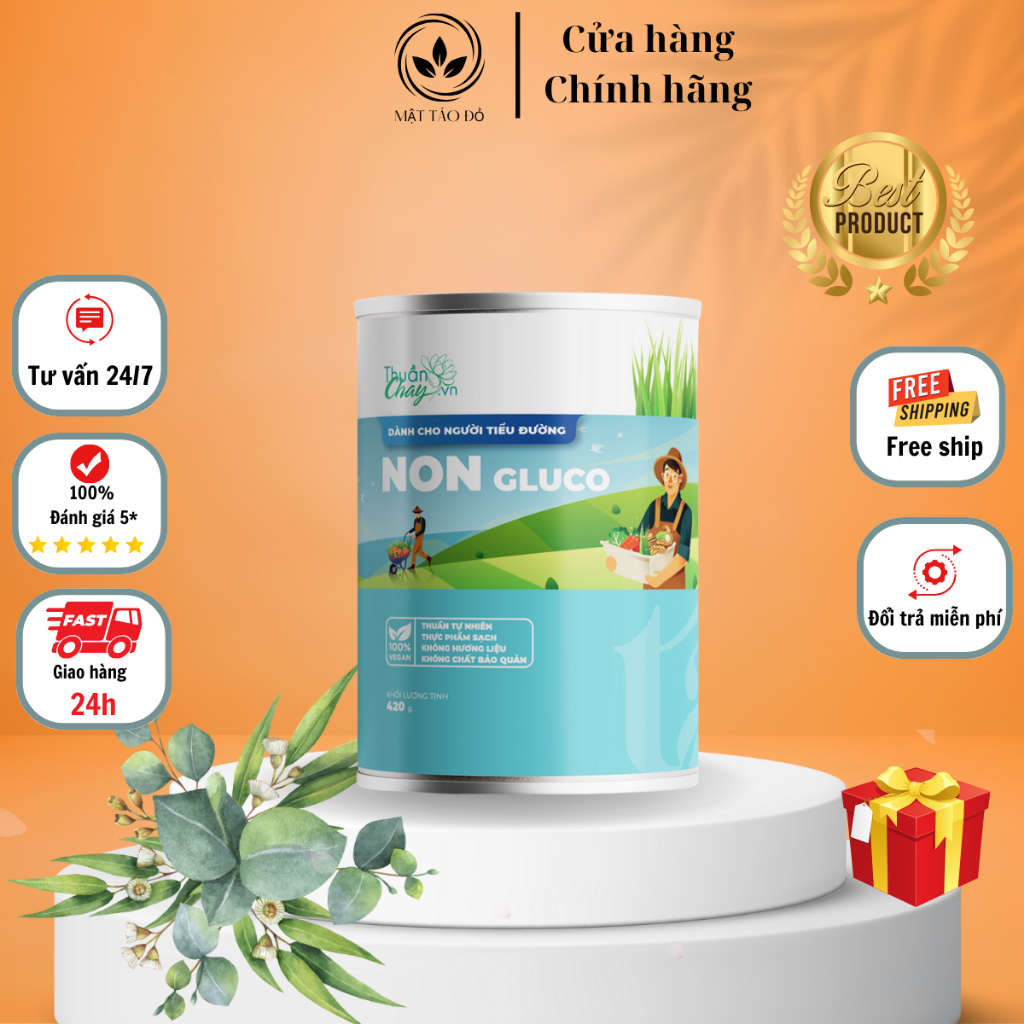 Ngũ Cốc Ăn Kiêng, Sữa Hạt Dành Cho Người Tiểu Đường Non Gluco
