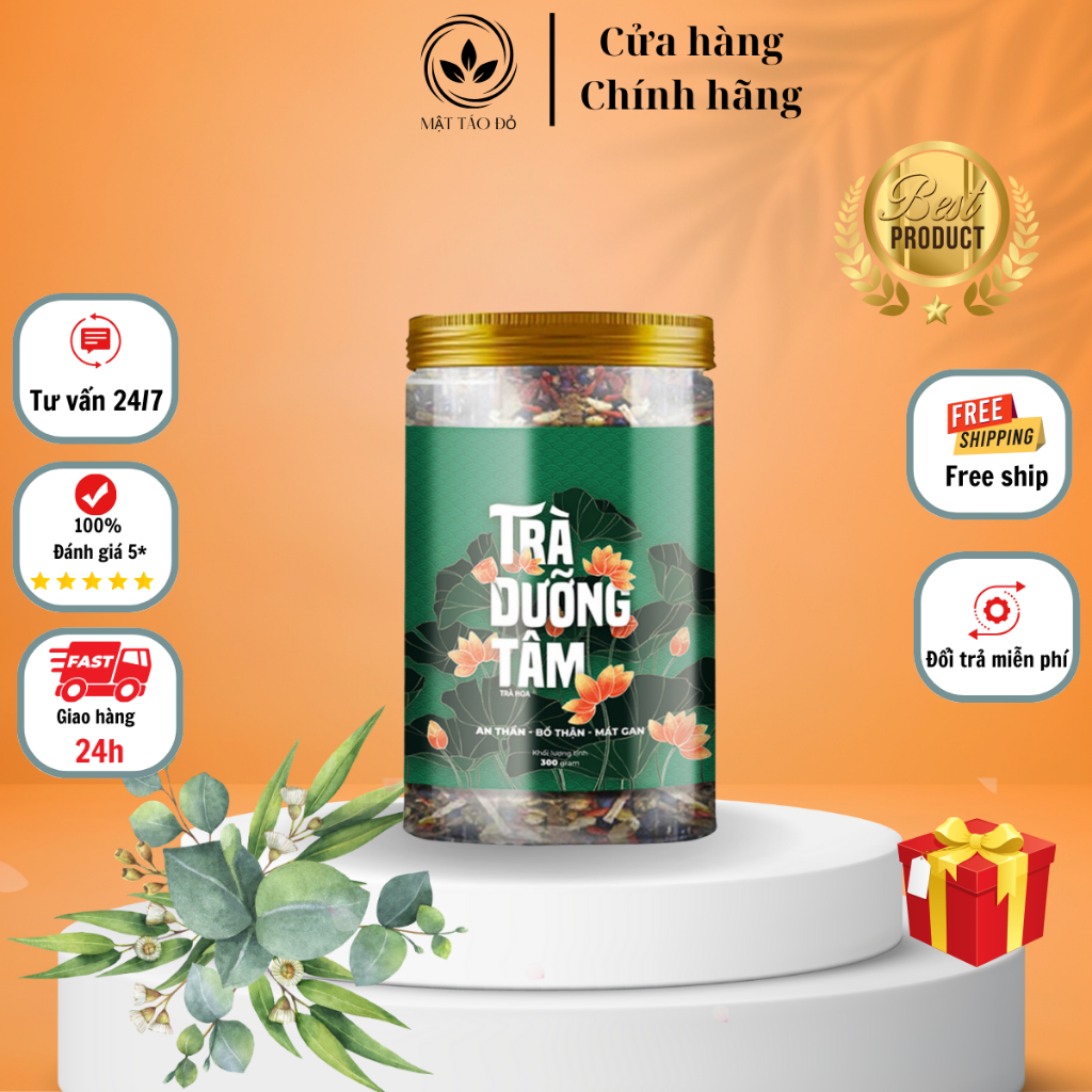 Trà Thảo Mộc Dưỡng Tâm, Bổ Máu Ngủ Ngon 100% Tự Nhiên