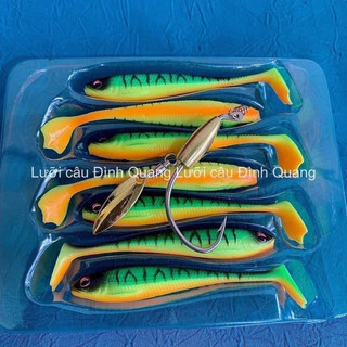Combo 1 lưỡi thủ công + 7 mồi nff xanh tiger