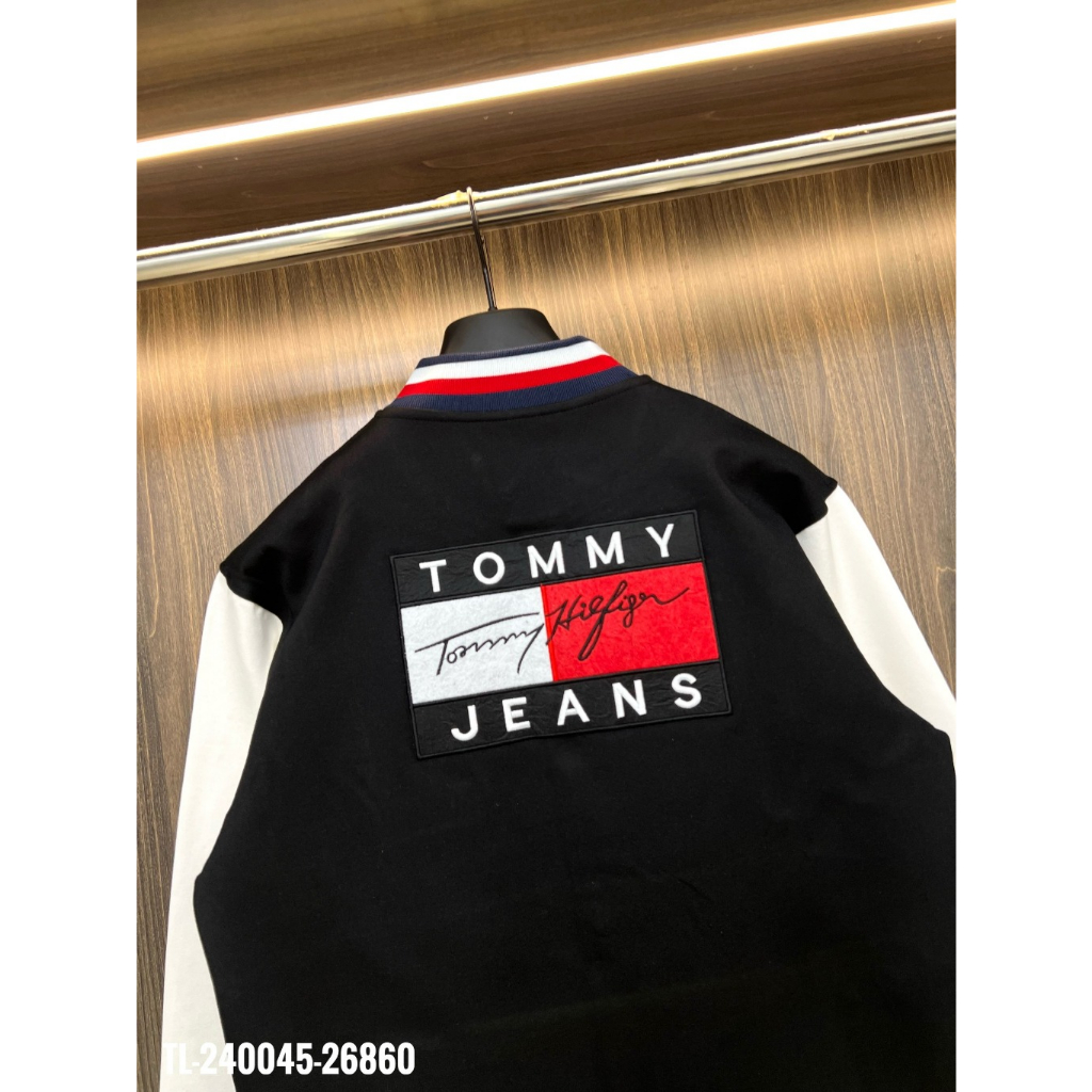 Áo Bomber Tommy_Jean Nam Nữ Chất Liệu Dày Dặn Form Dáng Hàn Quốc. Áo Khoác Nam Nữ Tommy_Hilfiger Chữ Đỏ Siêu Hot 2023