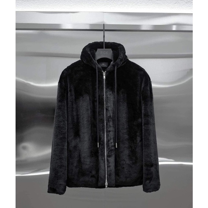 Áo Khoác Lông Mượt Fom Rộng Unisex Thời Trang Nam Nữ Dày Dặn Cao Cấp Phong Cách Hàn Quốc Siêu Dầy Dặn Hot Trend