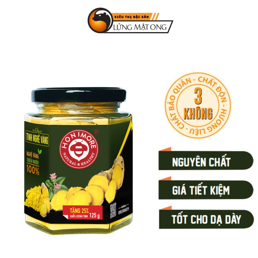 Tinh bột nghệ vàng Honimore 125g