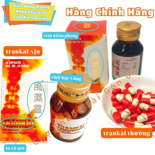 Sỉ 10 hộp viên uống xương khớp thái lan trankal 30 viên- giảm các cơn đau xương khớp