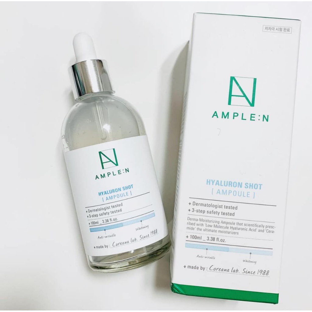 TINH CHẤT CẤP ẨM SÂU DƯỠNG TRẮNG NGĂN NGỪA LÃO HÓA  AMPLE:N HYALURON SHOT AMPOULE