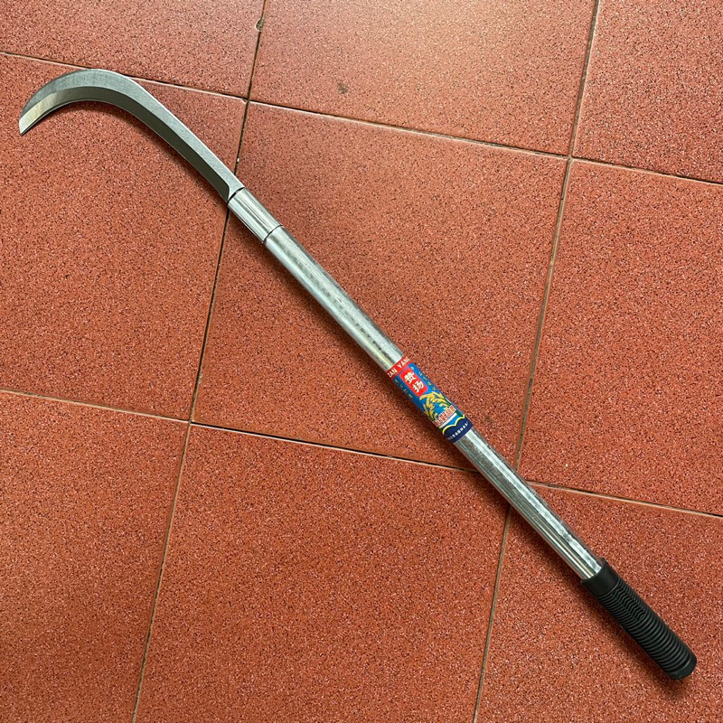 Dao phát cỏ, chặt cây mũi cong thép trắng không gỉ cầm tay siêu sắc