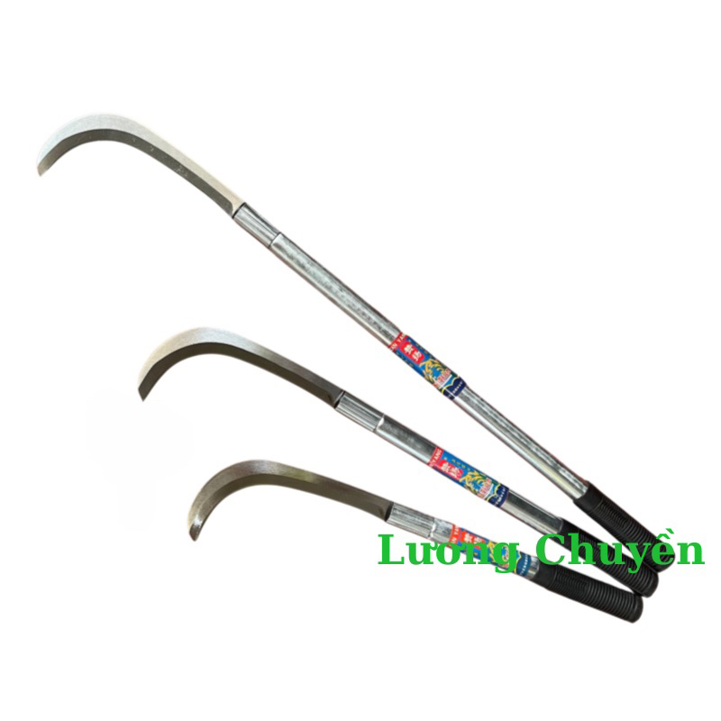 Dao phát cỏ, chặt cây mũi cong thép trắng không gỉ cầm tay siêu sắc