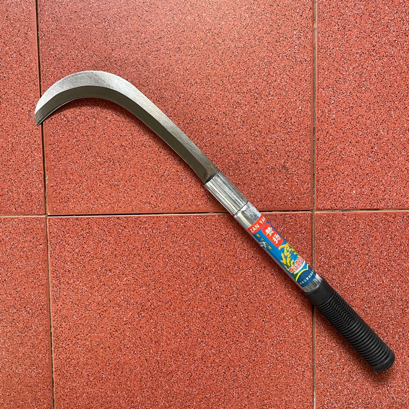 Dao phát cỏ, chặt cây mũi cong thép trắng không gỉ cầm tay siêu sắc