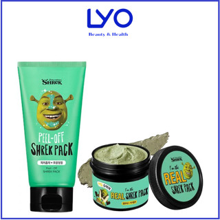 MẶT NẠ ĐẤT SÉT I'm The Real Shrek Pack olive youngs 110g - Peel Off Shrek Pack 150g