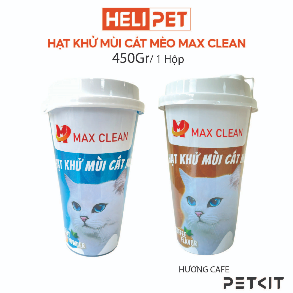 Hạt Khử Mùi Cát Mèo, Cát Vệ Sinh Cho Mèo Max Clean - HeLiPet