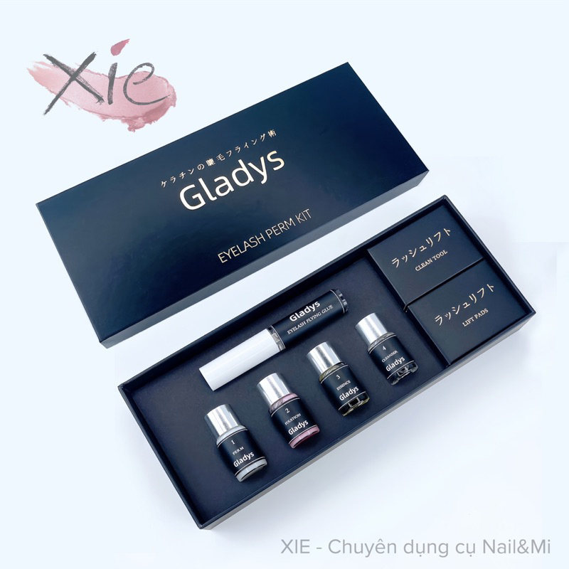 Bộ uốn mi collagen Nhật GLADYS cao cấp 🇯🇵