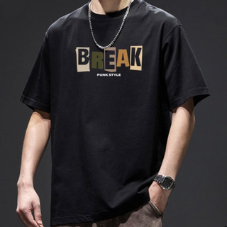 Áo thun nam nữ tay lỡ form rộng in BREAK AB72