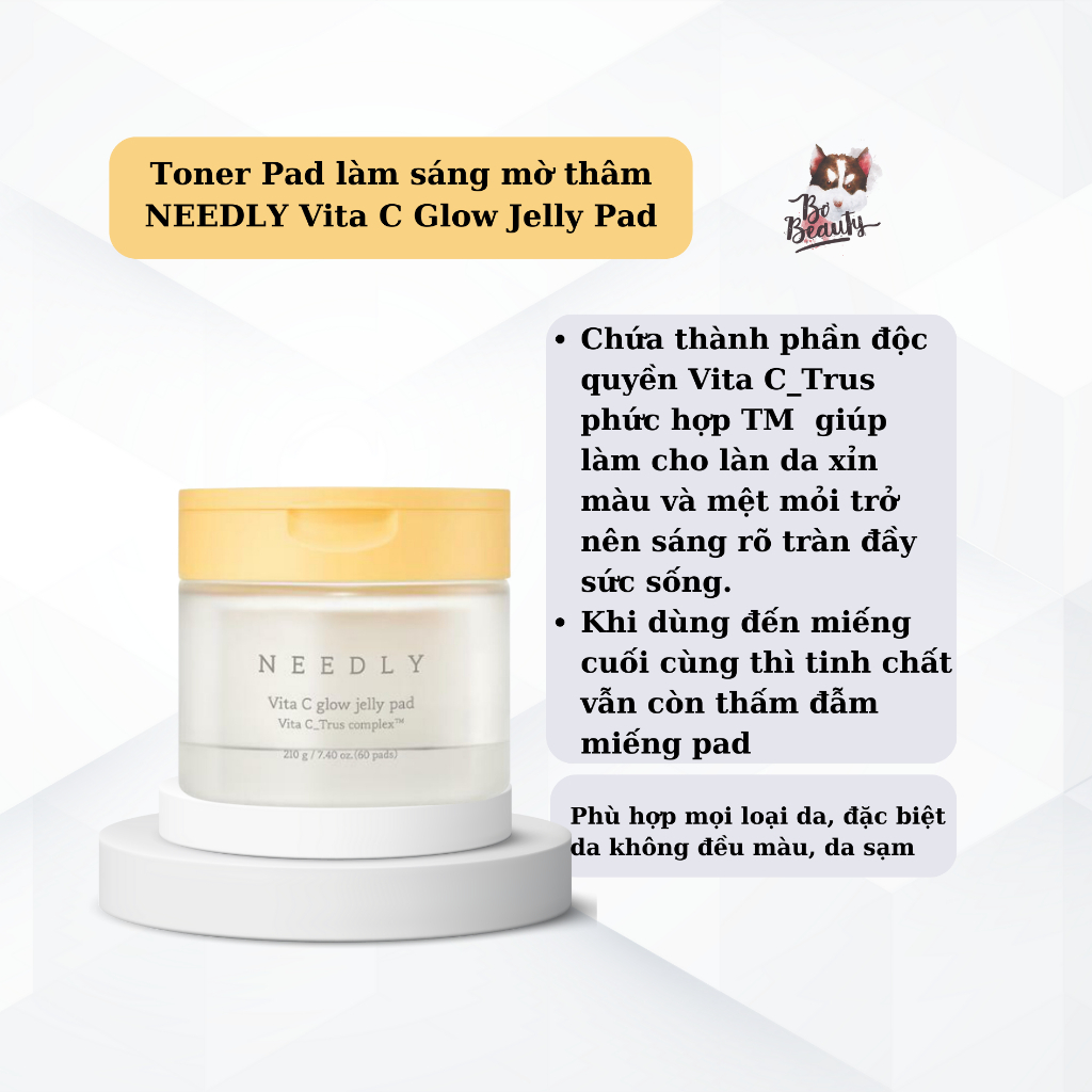 Pad tẩy da chết Needly Daily Toner Pad