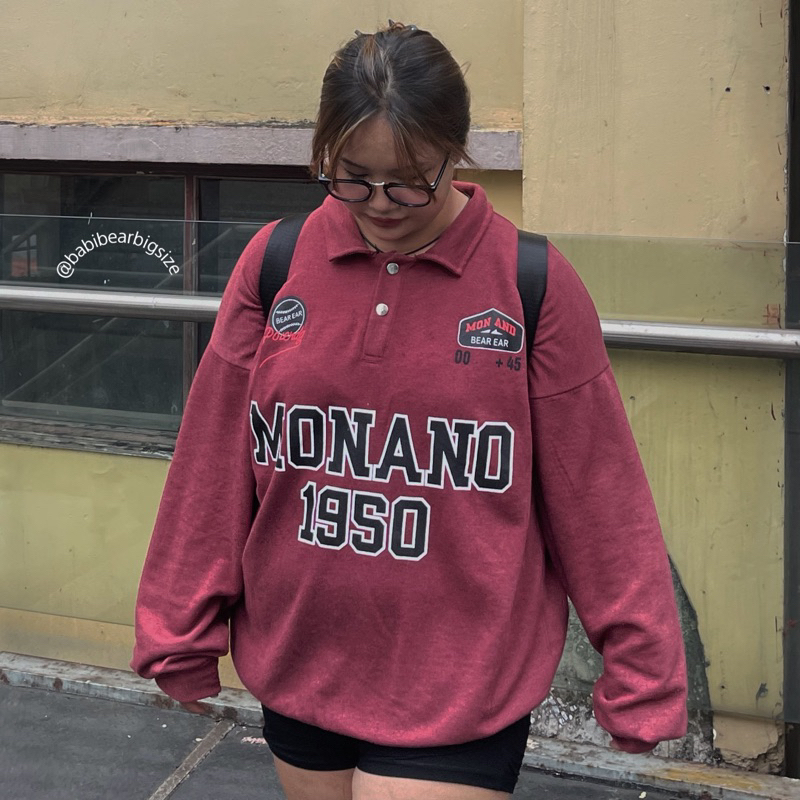 ÁO SWEETER CỔ POLO NỈ MỎNG BIGSIZE 60-90KG