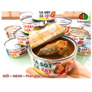 Cá sốt cà cay, cá sốt cà, hộp 170gr - dabaco food