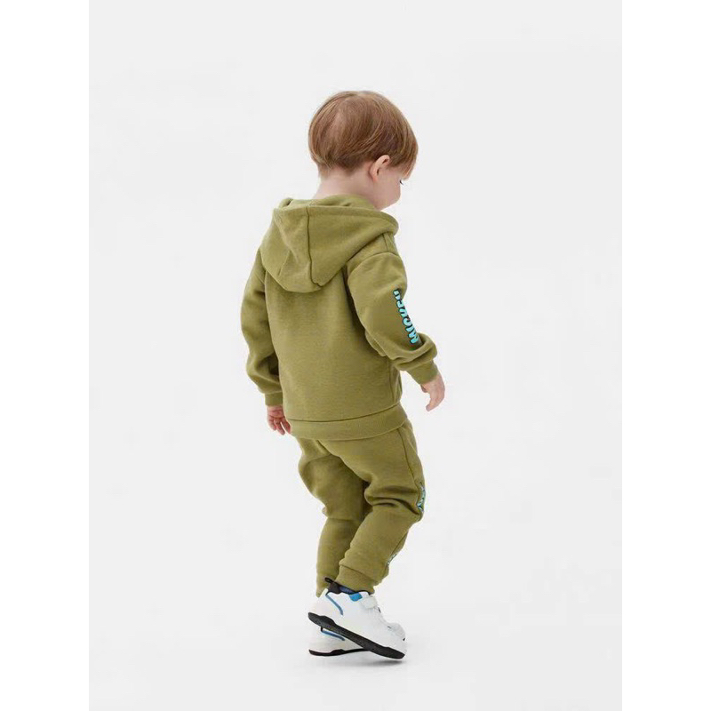 Set bộ khoác nỉ Primark Mickey rêu dư xịn cho các bé dòng nhí