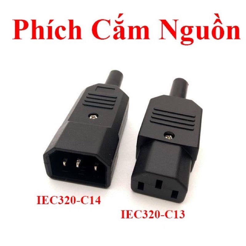Phích cắm nguồn C13 C14 hàng loại 1 -10A và 16 a