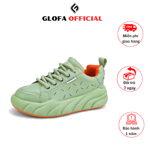 Giày Thể Thao Đế Bánh Mỳ GLOFA - G28, Mẫu Mới Ra Mắt T9.2023