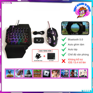Combo bộ chuyển đổi chơi game Meiying M1Pro & bàn phím chuột cho điện thoại chơi PUBG, Free Fire