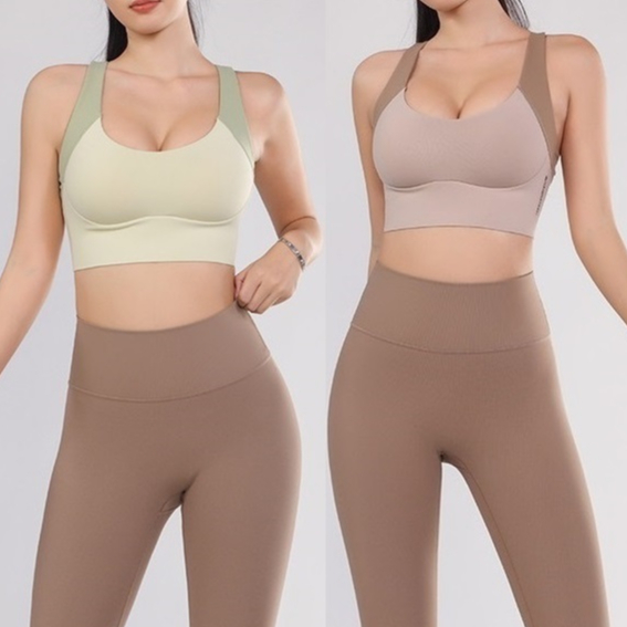 Set đồ tập GYM Nữ_YOGA thun lạnh mịn mát co giãn 4 chiều, tôn dáng  - Quần áo tập GYM Nữ