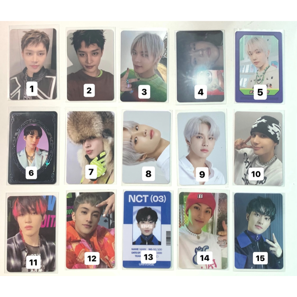 Bộ ảnh thẻ card bo góc nhóm nhạc NCT/ NCT DREAM/ NCT127