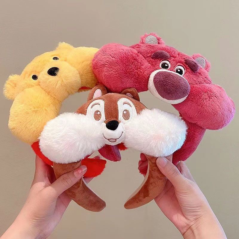 Cài tóc nữ bờm tóc băng đô cao cấp thú nhồi bông THỎ JUDY