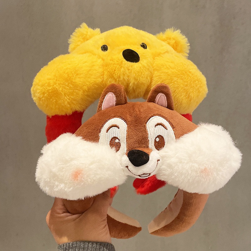 Cài tóc nữ bờm tóc băng đô cao cấp thú nhồi bông THỎ JUDY