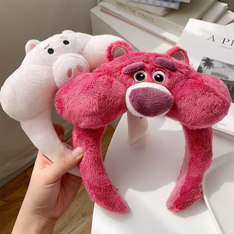 Cài tóc nữ bờm tóc băng đô cao cấp thú nhồi bông THỎ JUDY