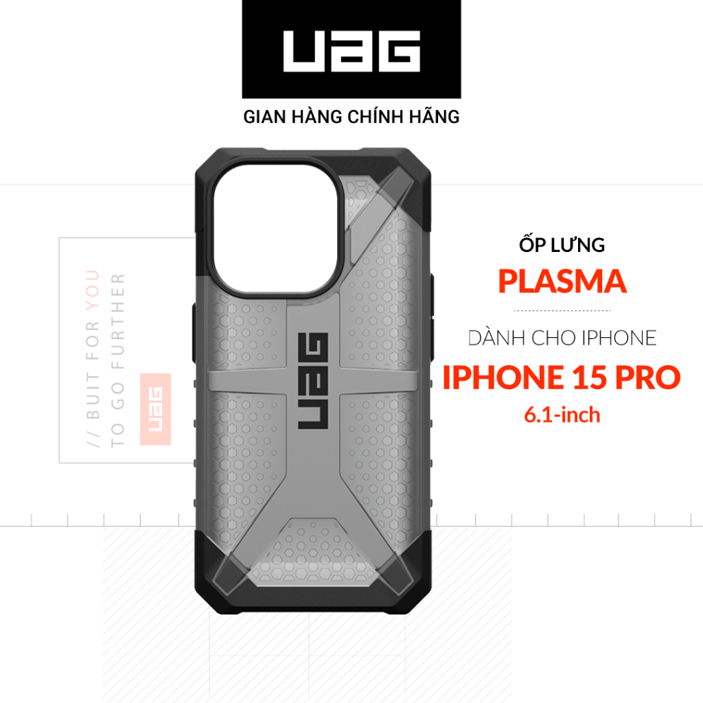 Ốp Lưng Chống Sốc UAG Plasma Cho iPhone 15 Pro [6.1 INCH]