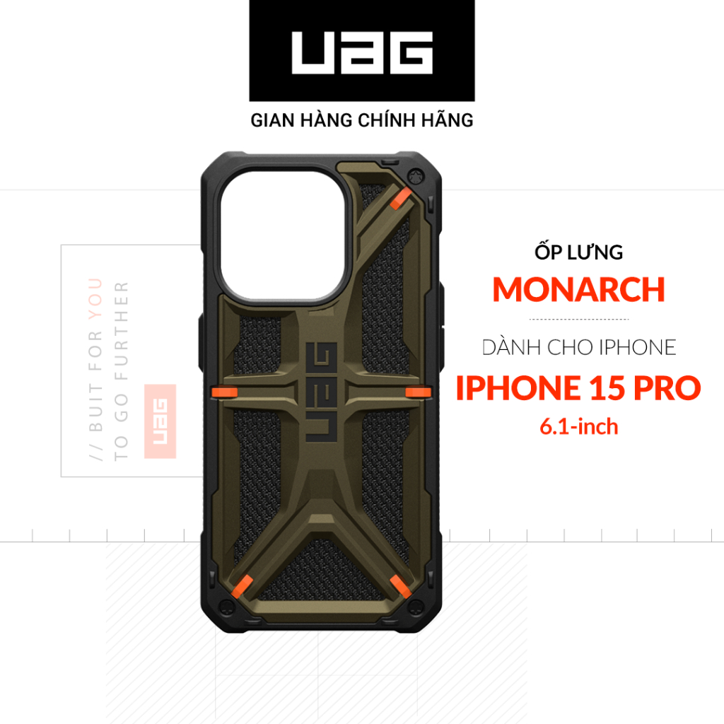 Ốp Lưng Chống Sốc UAG Monarch Cho iPhone 15 Pro [6.1 INCH]