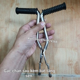 Gác chân sau xe cub kèm bát tăng sên
