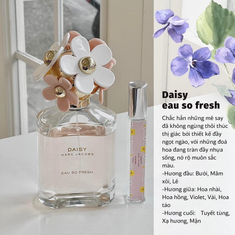 Nước hoa chính hãng nữ Daisy Eau So Fresh size 10ml