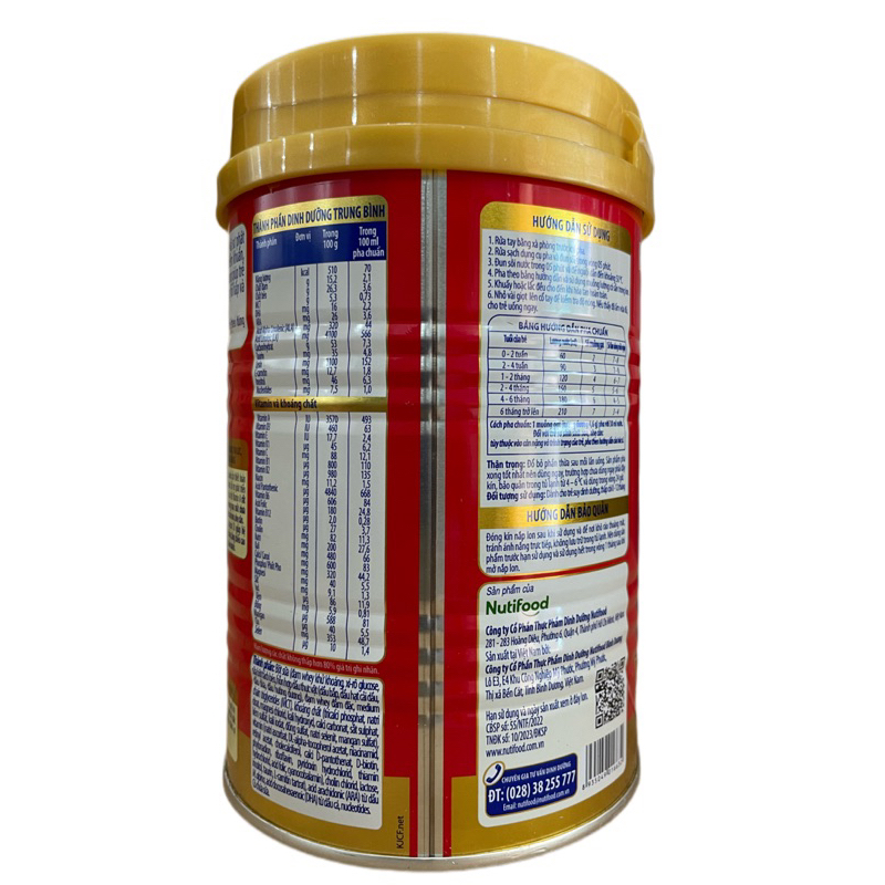 SỮA BỘT NUTI GROWPLUS ĐỎ 350G