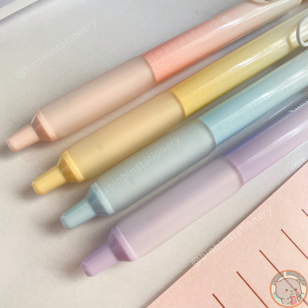 Bút gel MURA Aurora phong cách Hàn Quốc, màu pastel, mực đen ngòi kim 0.5mm BMR-8156