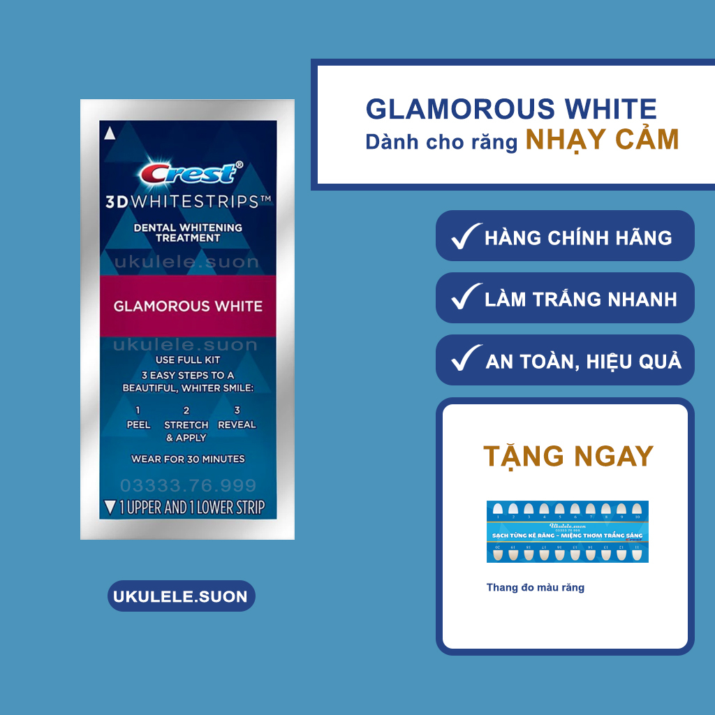 Dán trắng răng CREST - CHÍNH HÃNG