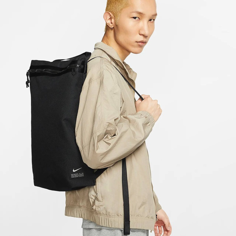 Balo Utility Training Gymsack  size 48x33x5cm Thể Thao Thời Trang Màu Đen Có Sẵn 48x33x5cm